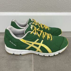 Asics Rush33 Men’s Size 10.5 Green Athletic Running Mesh Sneakers Casual Shoes